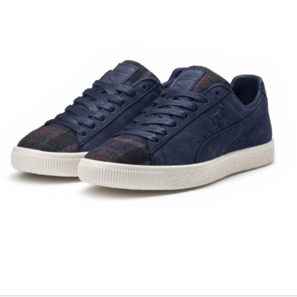 puma clyde plaid